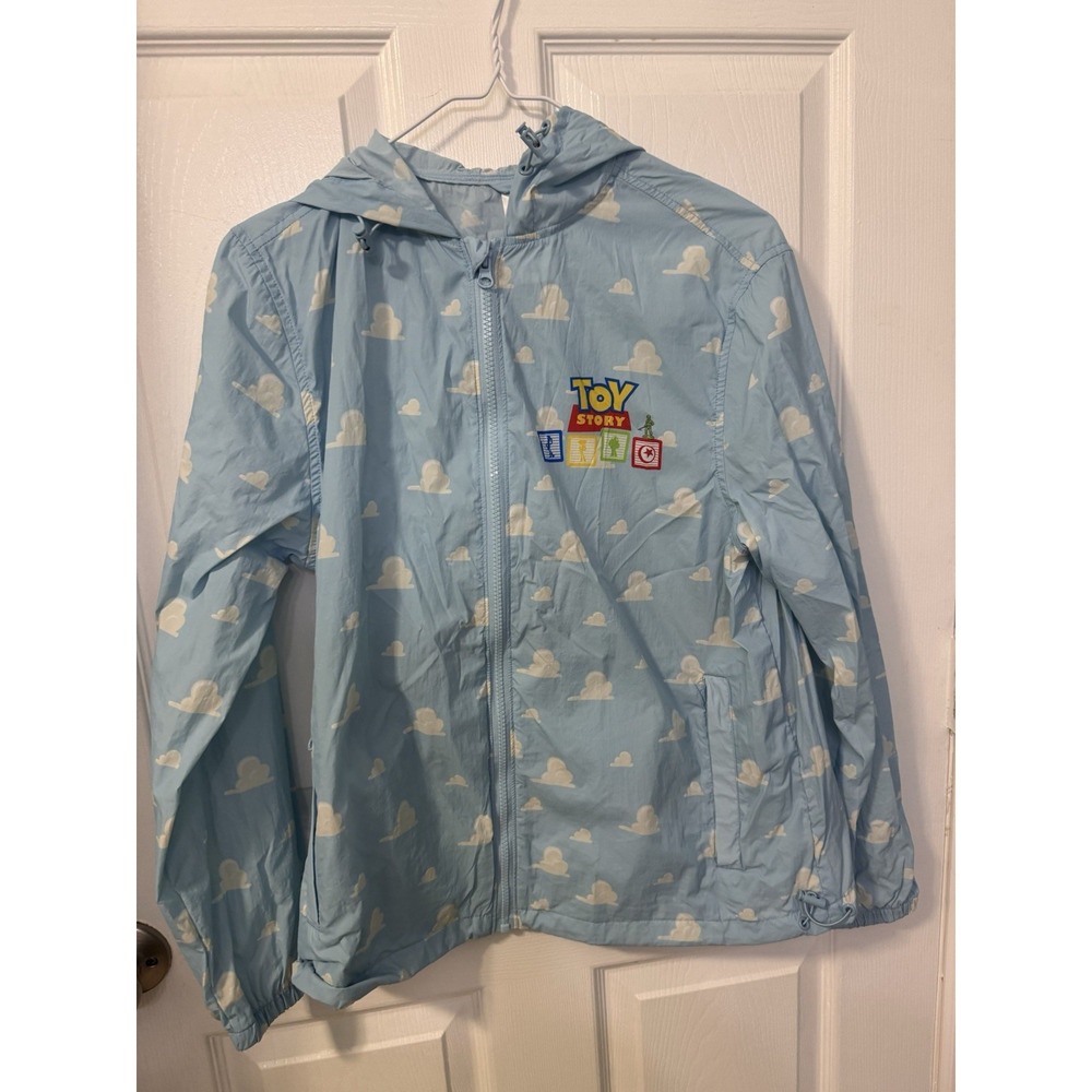 Disney Parks Pixar Toy Story Women's Packable Compact Rain Jacket RARE S - Picture 1 of 12